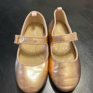 Cat and jack rose gold ballet flat